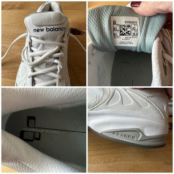 NEW BALANCE 623 WHITE TRAINER LACE UP SNEAKERS ATHLETIC COMFORT DAD SHOES WOMEN - Picture 12 of 12